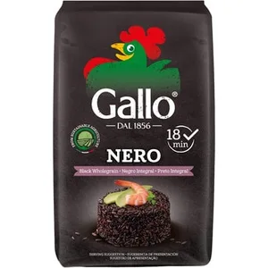 Nero Arroz Integral Riso Gallo