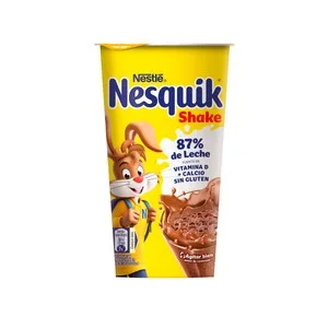 Nesquik de Nestlé Shake Bebida Láctea de Cacao Cremoso con un 87% de Leche Desnatada 180 Ml. 192 ML