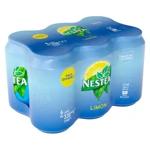 Nestea Bebida Te al Limón Pack 6 Uds Lata 33 Cl 1980 ML