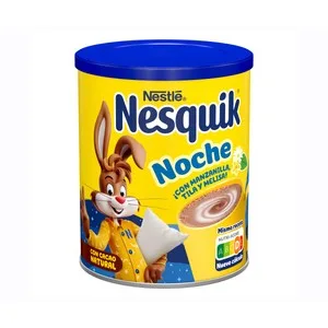 Nesquik de Nestlé Cacao Soluble con Tila, Melisa y Manzanilla Buenas Noches 400 G.