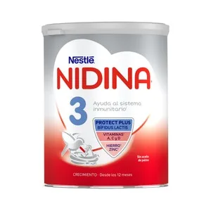 Nidina Leche (3) de Crecimiento, desde los 12 Meses Nidina 3 800 G.