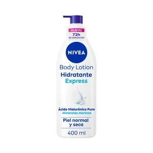 Nivea Crema Corporal Hidratante Express, para Pieles Normales y Secas 400 Ml.