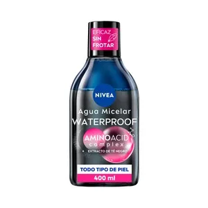 Nivea Micell Air Agua Micelar Desmaquillante Bifásica para Rostro y Ojos 400 Ml.
