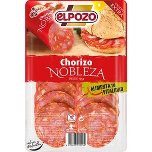 Nobleza Chorizo Extra en Lonchas sin Gluten Elpozo