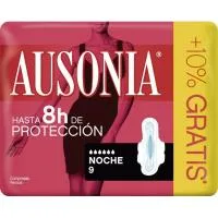Compresa Noche con Alas Ausonia, Paquete 9 Unid.