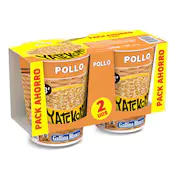 Noodles de Pollo Gallina Blanca Yatekomo 2 X 60 G