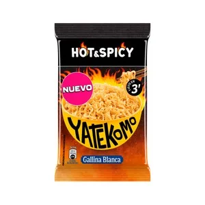 Yatekomo Noodles Fideos Instantáneos Hot&spicy Gallina Blanca 79g 79 G