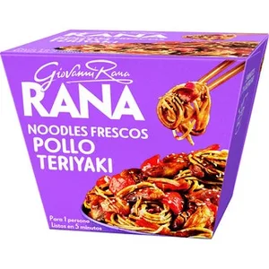 Noodles Frescos Pollo Teriyaki 1 Ración  Giovanni Rana 357 G