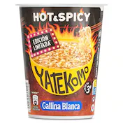 Noodles Hot & Spicy Gallina Blanca Yatekomo 60 G