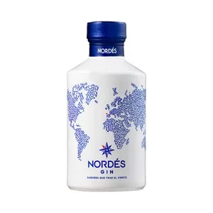 Nordés Ginebra con Toques Herbales, Elaborada en Galicia Botella 20 Cl. 200 ML