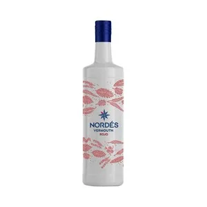 Nordés Vermouth Rojo Elaborado en Galicia Botella 1 L. 1000 ML