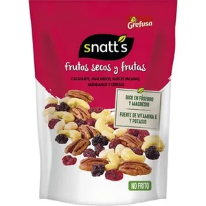 Nueces, Anacardos, Cacahuetes, Arandanos y Cerezas Snatt's