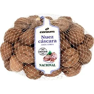 Nuez Cáscara Nacional Malla 500 Gr