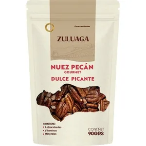 Nuez Pecán Gourmet Dulce Picante Zuluaga