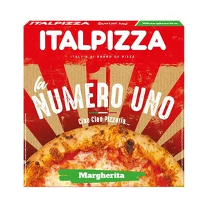 Italpizza la Número Uno Pizza Congelada Margarita (tomate y Queso) 410 G.