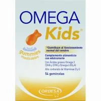 Complemento Nutric. Infantil Masticable Omegakids, Caja 54 Dosis