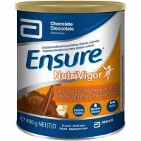 Complemento Nutritivo de Chocolate Ensure Nutrivigor, Lata 400 G