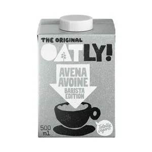 Oatly Barista Bebida Vegetal de Avena, Especial para el Café 500 Ml.