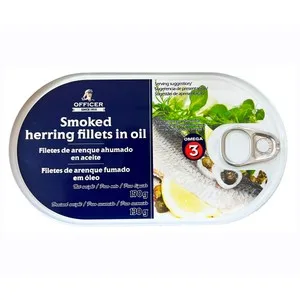 Officer Filete4s de Arenque Ahumado en Aceite 130g 130 G