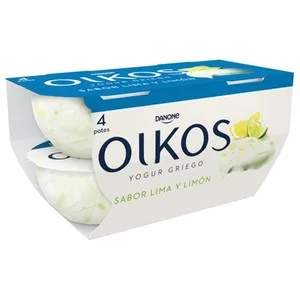 Oikos Yogur Griego con Sabor a Lima-limón de Danone 4 X 110 G. 440 G