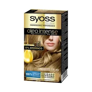 Syoss Oleo Intense Tinte de Pelo Permanente Tono 7-10 Rubio Natural.