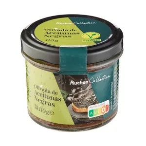 Alcampo Gourmet Olivada de Aceitunas Negras 110 G.