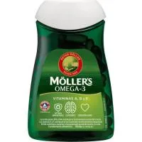 Gominolas Omega 3 con Vit A, D y e +12años Mollers, Caja 112 Uds