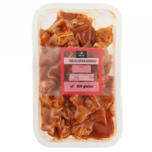 Oreja de Cerdo Cocida Adobada Carrefour 400 G