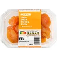 Orejón de Albaricoque Eroski, Tarrina 270 G
