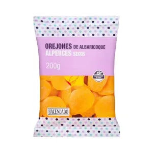 Orejones Albaricoque Hacendado 0.2 KG