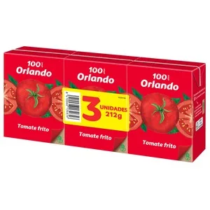 Orlando Tomate Frito 3 Uds. 212 G. 636 G