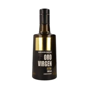 ORO Virgen Aceite de Oliva Virgen Extra Botella de Cristal de 500 Ml
