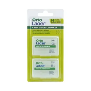 Lacer Orto Cajas con Cera para Ortodoncia 14 Barras. 7 UD