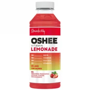 Oshee Bebida Vitaminada Limonada Sabor Fresa Botella 555 Ml.