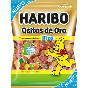 Ositos de Oro Caramelos de Goma Recubiertos de Pica  Haribo 150 G