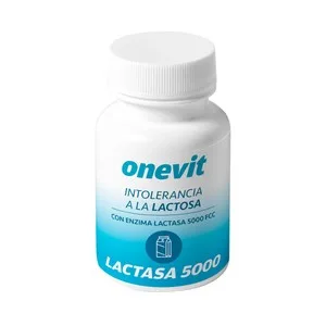 Ovenit Enzima Lactasa 5000 para Intolerantes a la Lactosa 45 Uds.