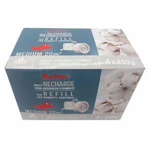 Pack de 4 Recambios de Absorbedor de Humedad, Aroma Lavanda, 450g. 4 UD