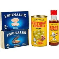 Pack Llebeig: Almejas, Aceitunas, Salsa Espinaler, Pack 1 Ud