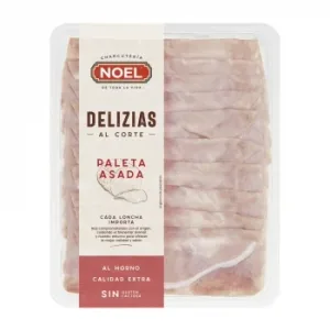 Paleta Asada al Horno en Lonchas Noel Delizias sin Gluten y sin Lactosa 150 G.