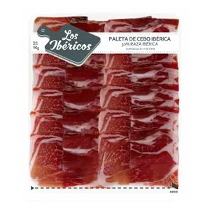 Paleta de Cebo en Tapas 50% Raza Ibérica 90 Gr