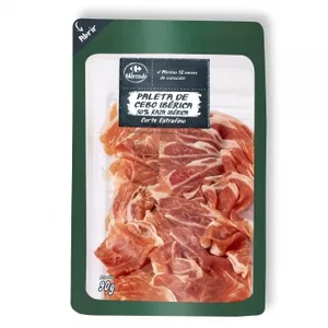 Paleta de Cebo Ibérica 50% Raza Ibérica Carrefour el Mercado 90 G