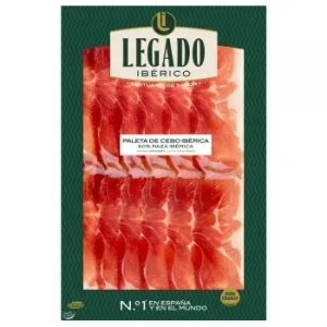 Paleta de Cebo Ibérica 50% Raza Ibérica en Lonchas Legado Ibérico Elpozo sin Gluten y sin Lactosa 200 G
