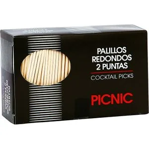 Palillo Redondo Abedul 800 Unidades 1 u