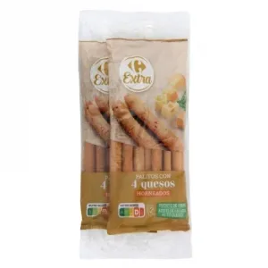 Palitos con 4 Quesos Carrefour 160 G.