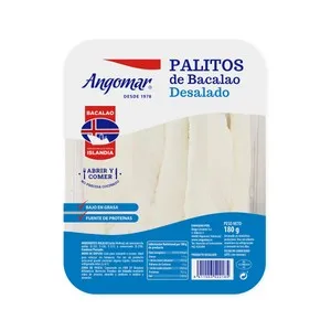 Angomar Palitos de Bacalao Salado 300 G.