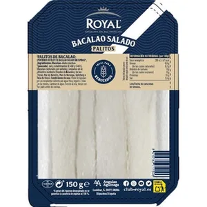 Palitos de Bacalao Salado sin Espinas Royal