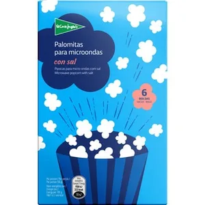 Palomitas para Microondas con Sal Pack 6 el Corte Ingles