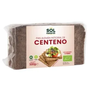 Pan Alemán Centeno Ecológico Sol Natural 500 G.