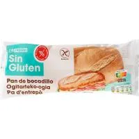Pan Bocadillo sin Gluten Eroski, Paquete 100 G