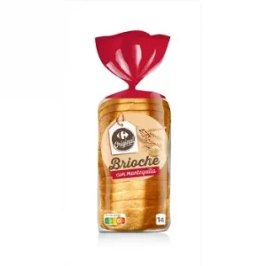 Pan Brioche con Mantequilla Carrefour 450 G.